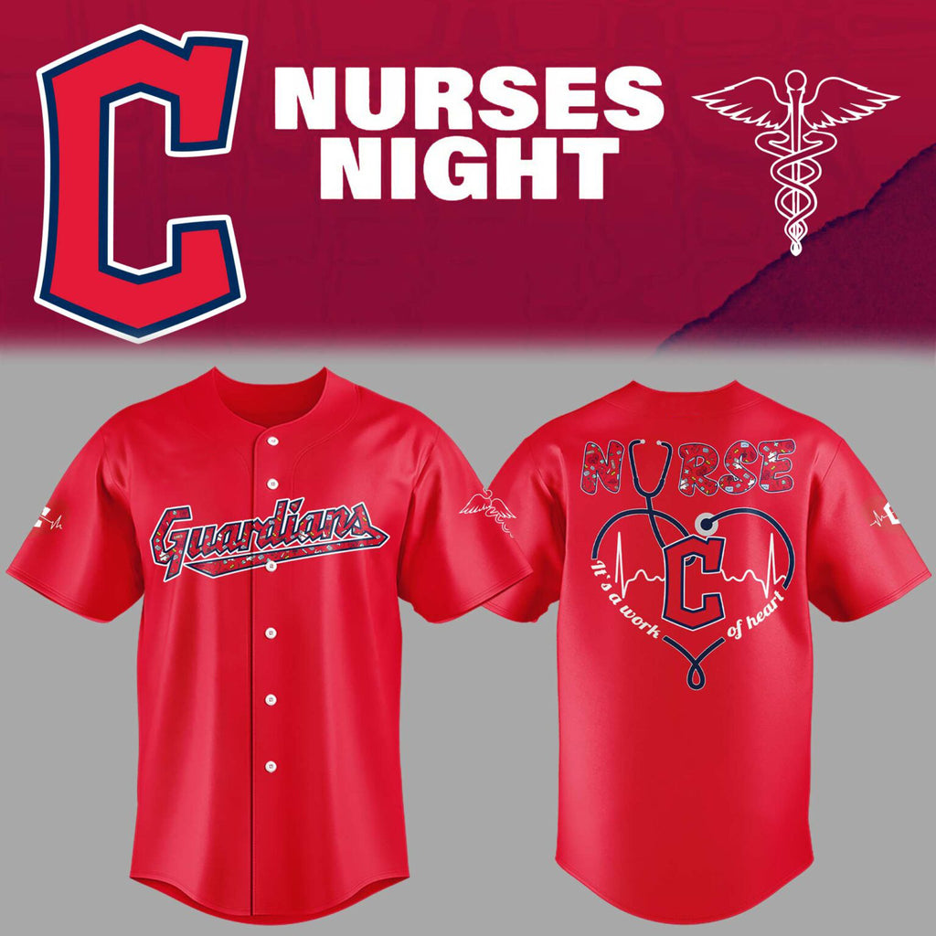 Limited Edition Cleveland Guardians Nurses Night Jersey