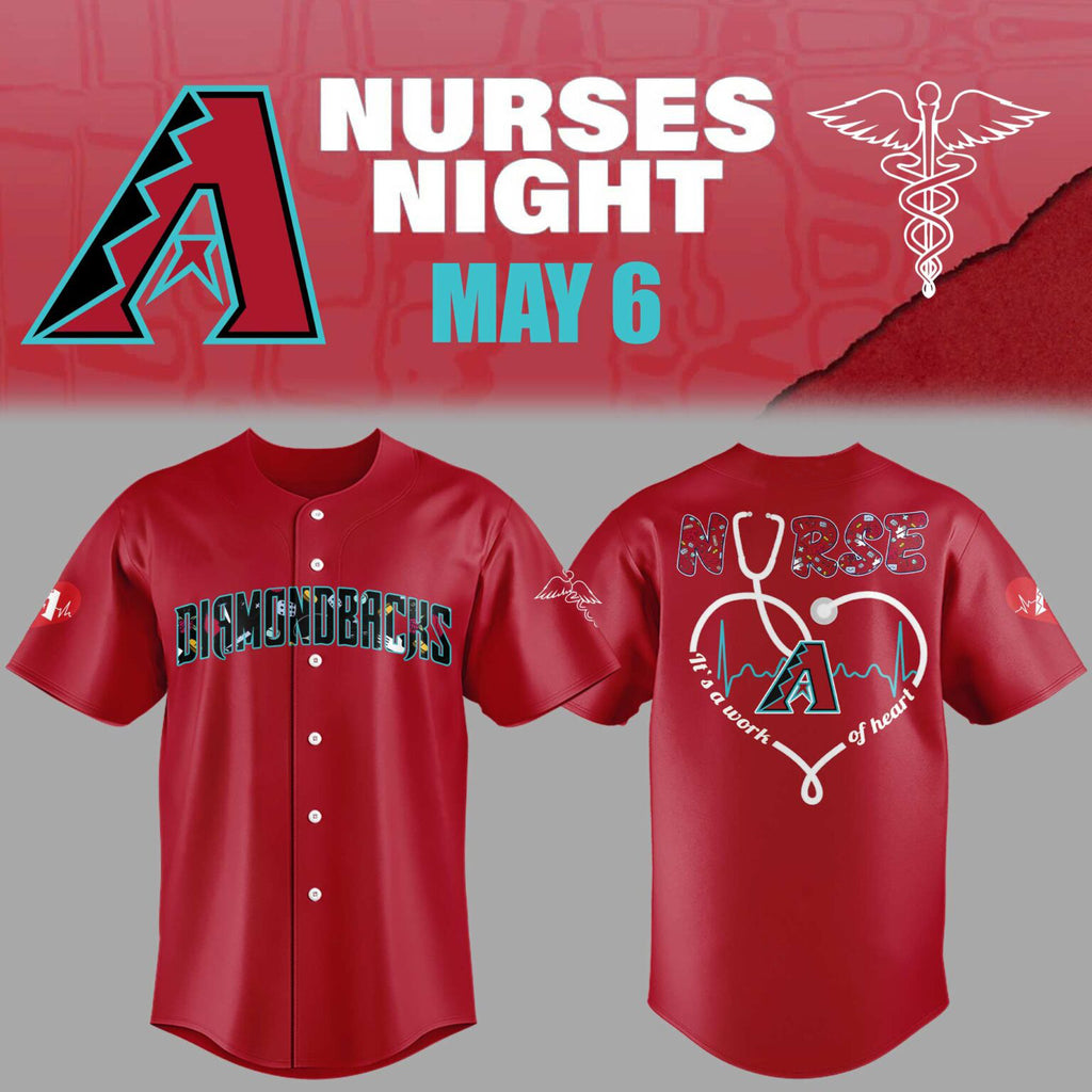 Limited Edition Diamondbacks Nurses Night Jersey