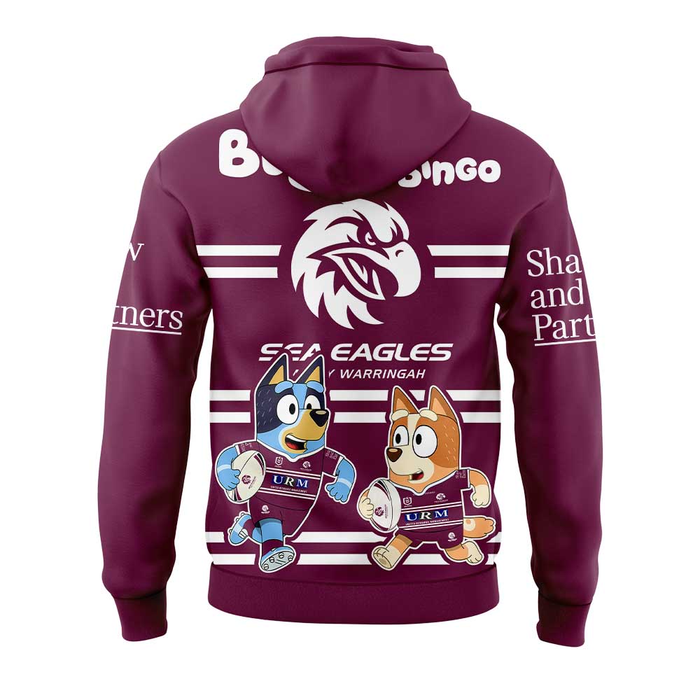 Melbourne Storm Bluey and Bingo Shirt, Hoodie