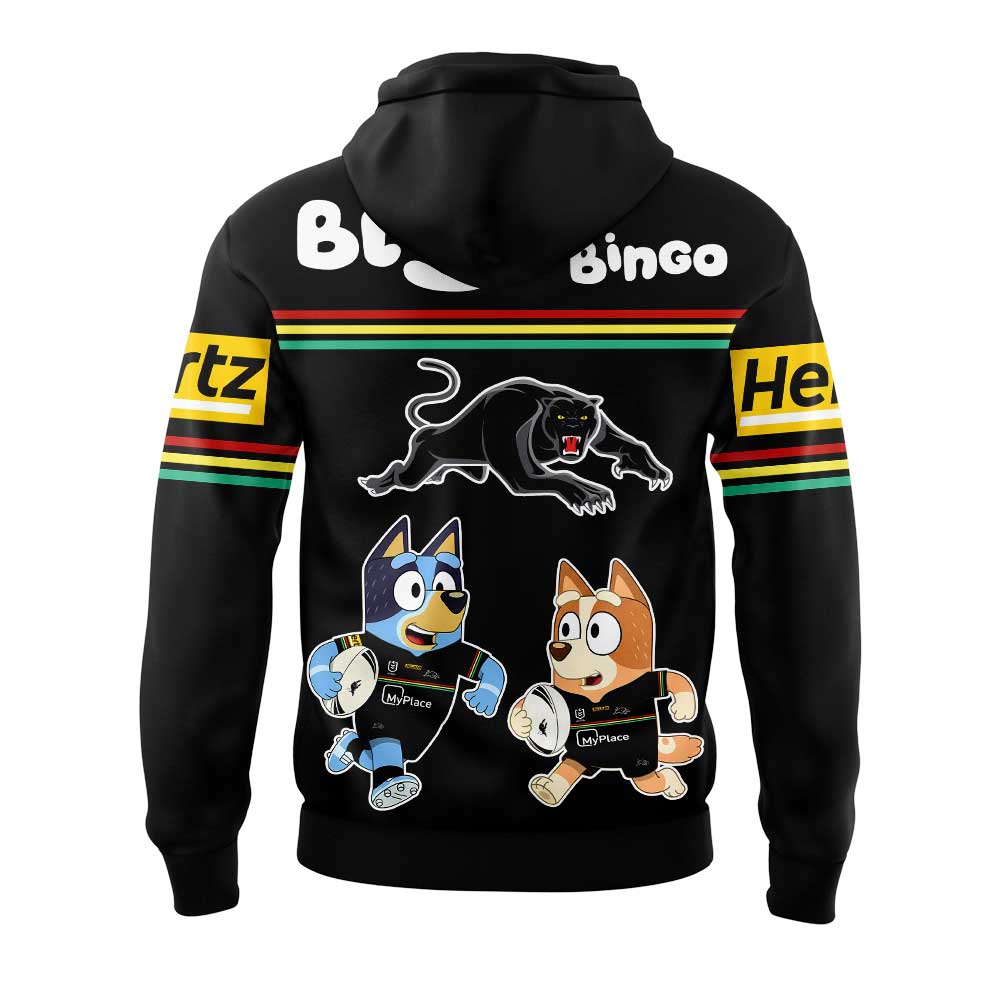 Penrith Panthers Bluey and Bingo Hoodie, Shirt