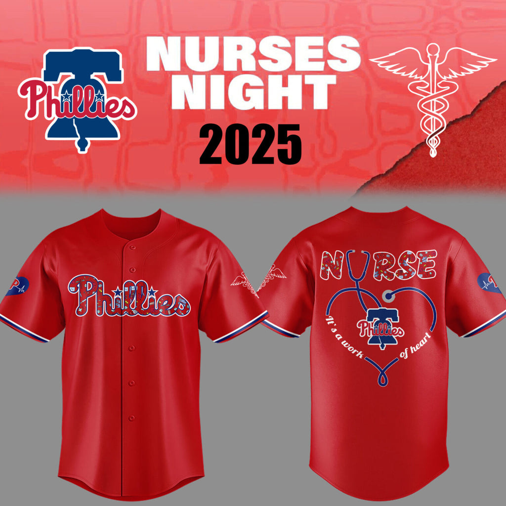 Limited Edition Philadelphia Phillies Nurses Night Jersey
