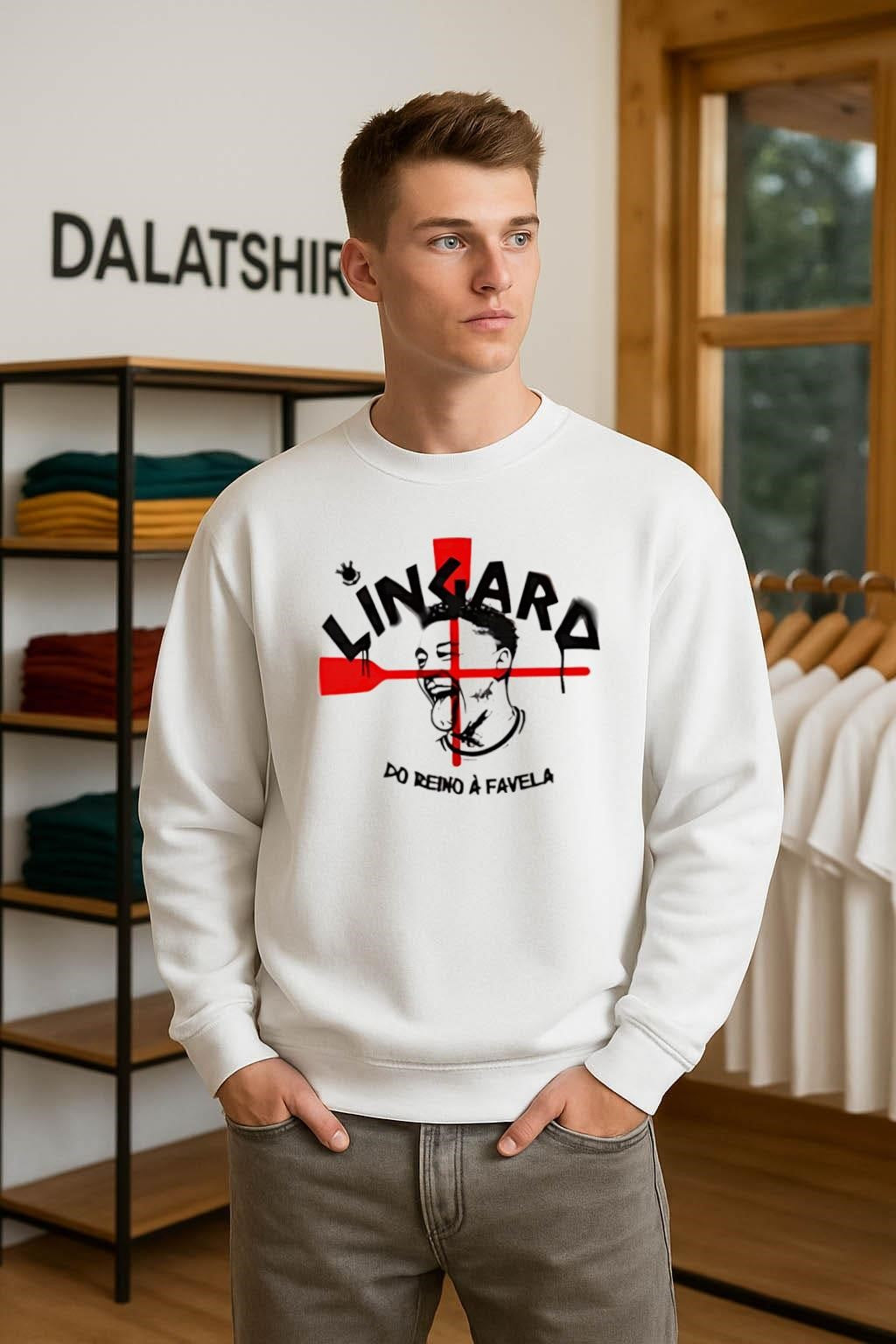 Lingard Do Reino À Favela Cross Oars Graphic shirt