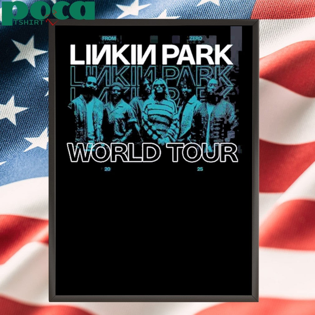 Linkin Park Frankfurt Germany 2025 Exclusive Merch Tee At Deutsche Bank Park Official From Zero World Tour July 8 2025 T-Shirt