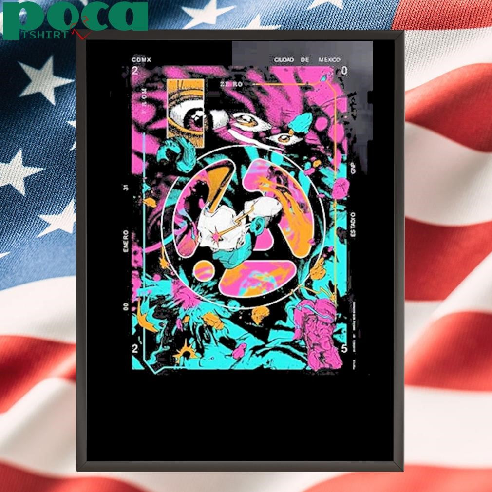 Linkin Park From Zero World Tour 2025 Music Live Show Poster For Mexico shirt