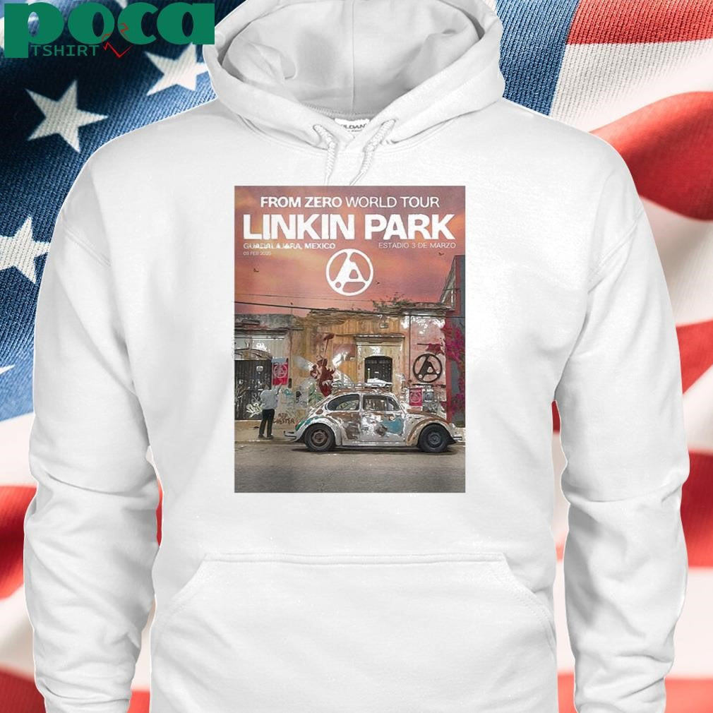 Linkin Park From Zero World Tour Poster For Guadalajara Mexico Estadio 3 De Marzo On Feb 3rd 2025 shirt