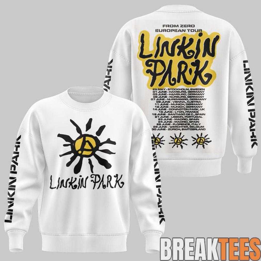 Linkin Park X Deus Ex Machine Madrid Spain 2026 Pop Up Merch From Zero The Sun Sweatshirt