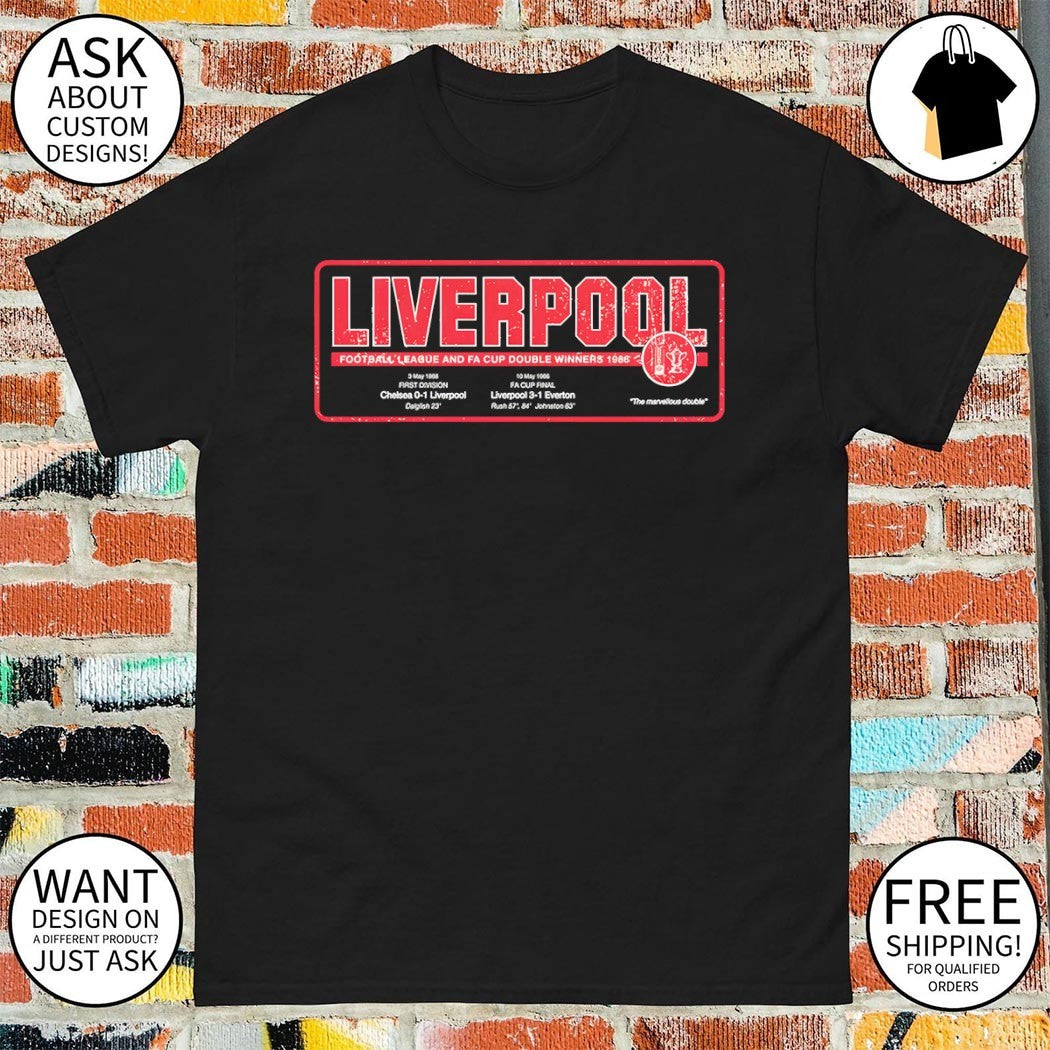 Liverpool FC Football League and FA Cup Double Winners 1906 shirt