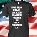 Lixiesdandelion Bang Chan Woojin Lee Know Changbin Hyunjin Han Felix Seungmin I.N T Shirt