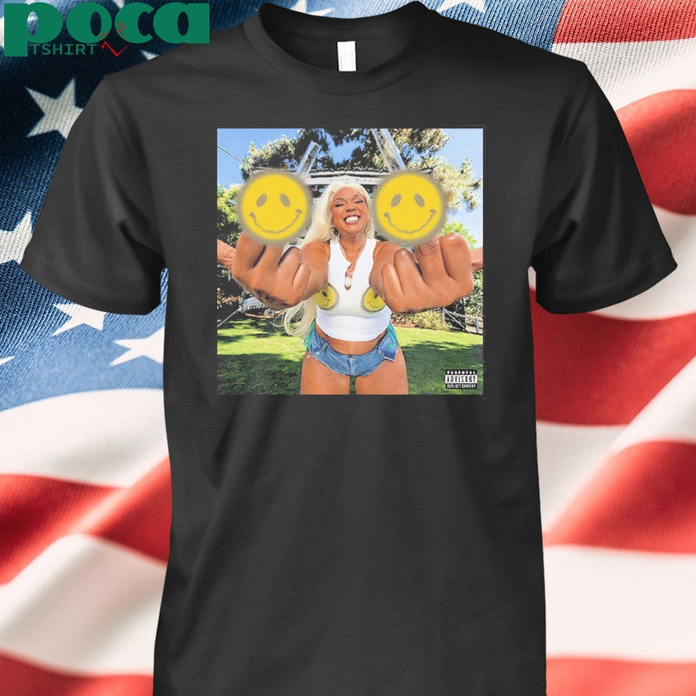 Lizzo Mixtape My Face Hurts From Smiling Release June 27 2025 Two Sided Unisex T-Shirt