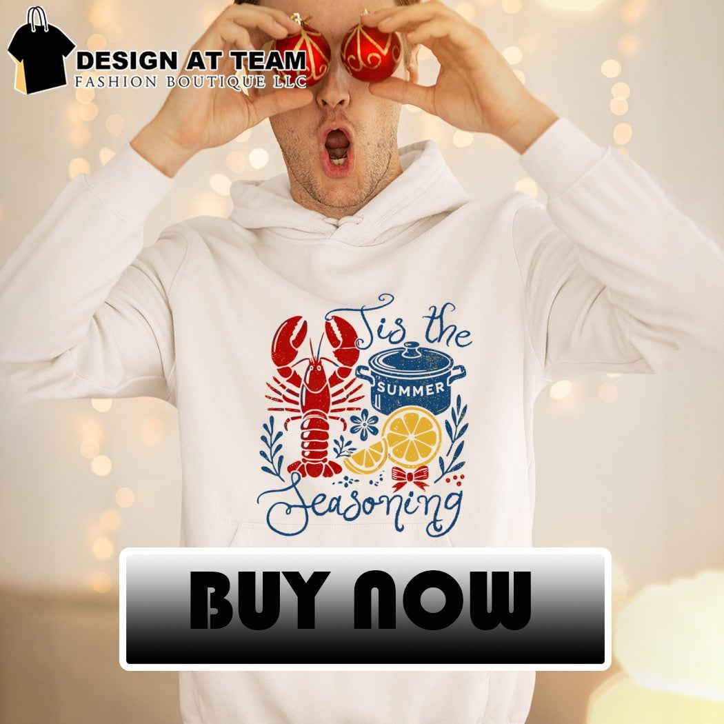 Lobster tis the seasoning coastal summer shirt