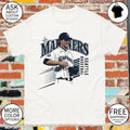 Logan Gilbert Seattle Mariners MLB All-Star Baseball Pitcher Catches Ball In shirt