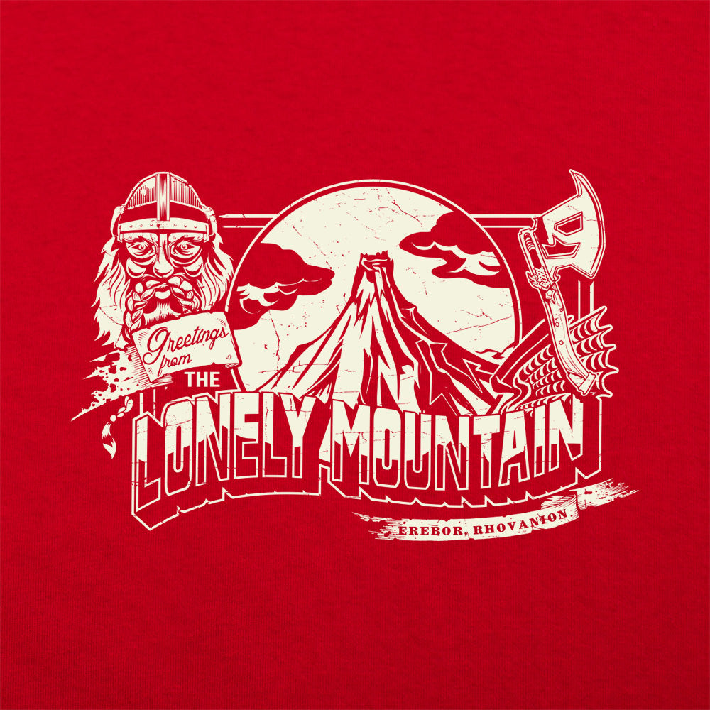 Lonely Mountain Greetings Travel Postcard with Dwarf and Axe