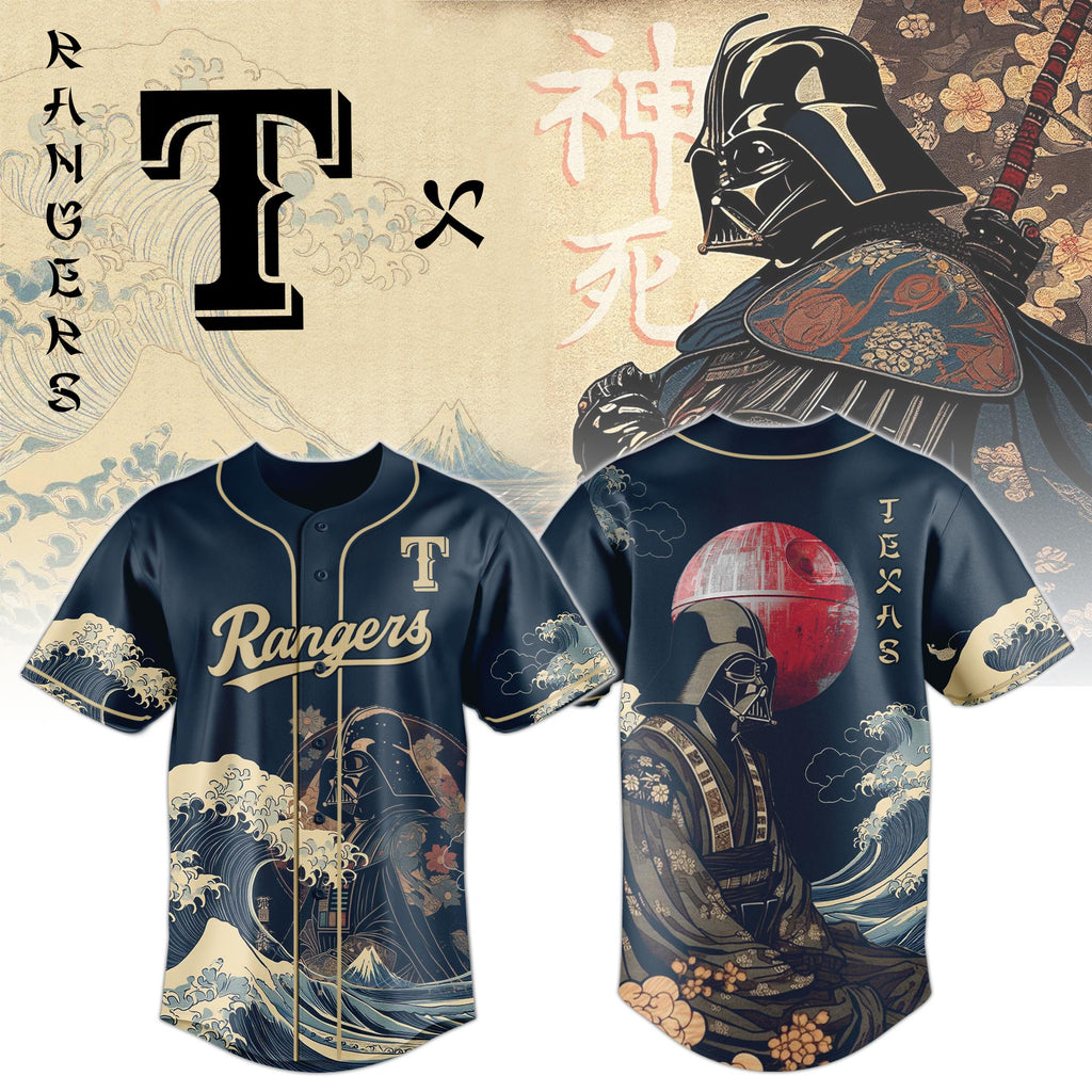 Lord Darth Vader Texas Rangers 2025 Japan Edition Jersey