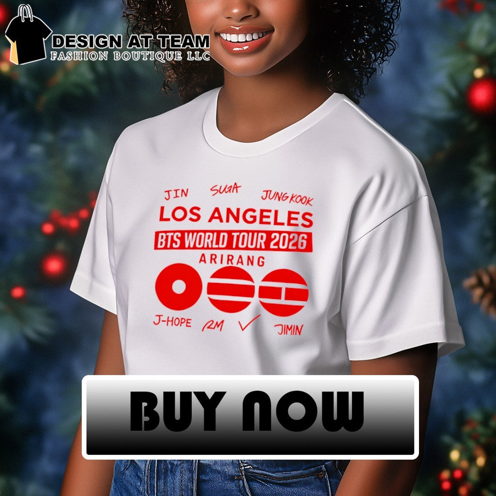 Los ANgeles BTS World Tour 2026 Army Concert shirt