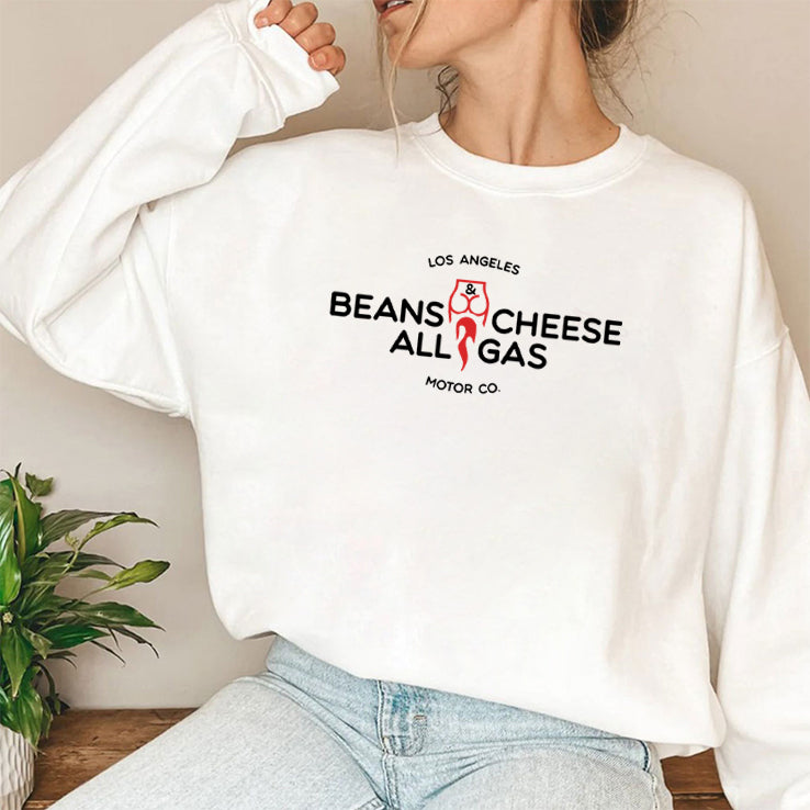 Los Angeles Beans Cheese All Gas Motor Co T Shirt