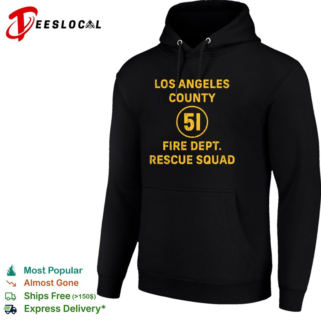 Los Angeles County Fire Dept 51 Rescue Squad shirt