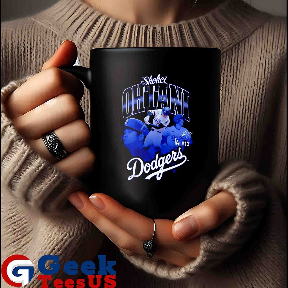 Los Angeles Dodgers Shohei Ohtani player signature graphic shirt