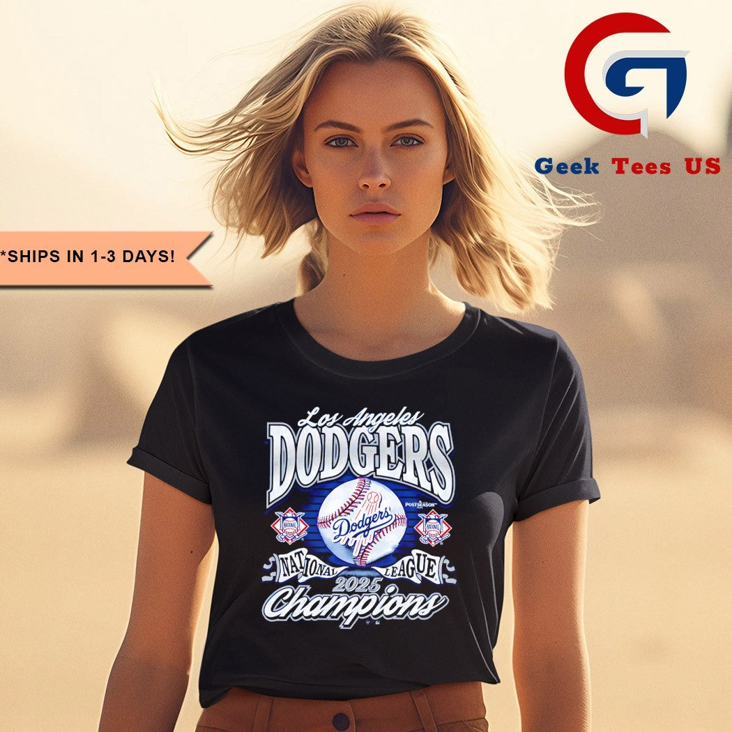 Los Angeles Dodgers baseball 2025 National League Champions vintage shirt