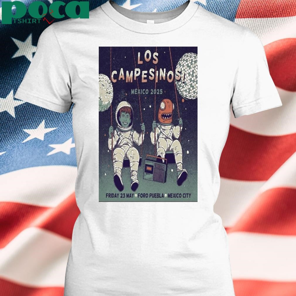 Los Campesinos May 23 2025 Foro Puebla Poster T Shirt