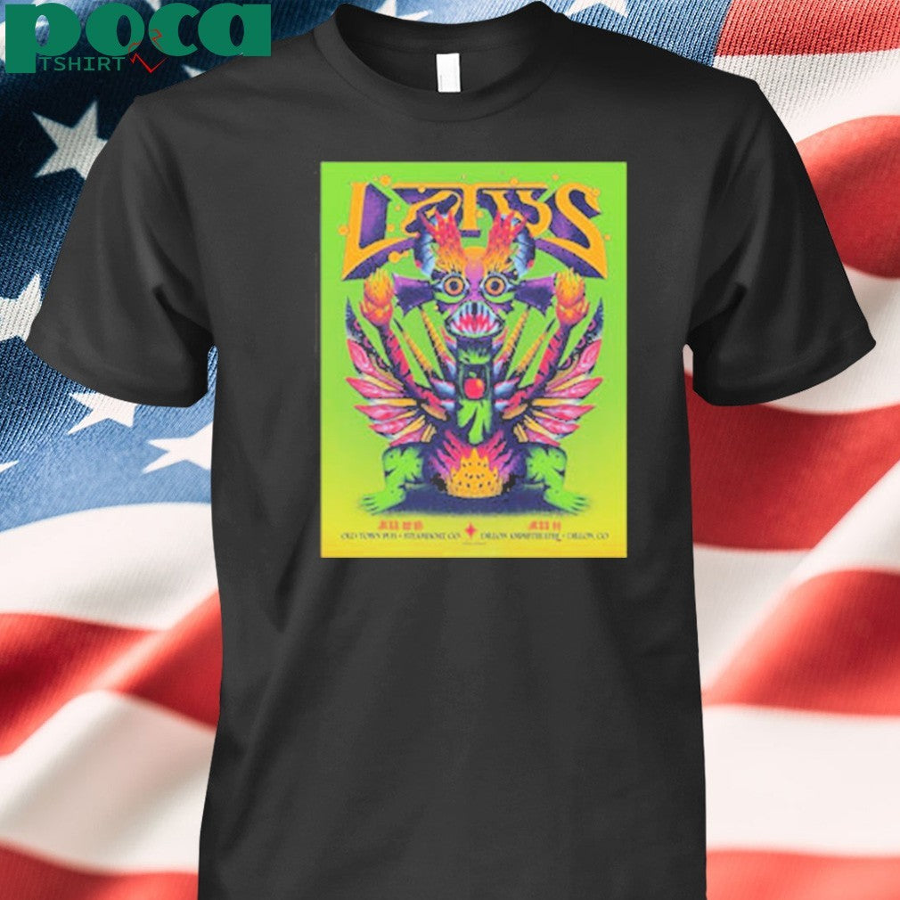 Lotus Band Colorado Exclusive Poster 3 Shows In Colorado On July 2025 Unisex T-Shirt