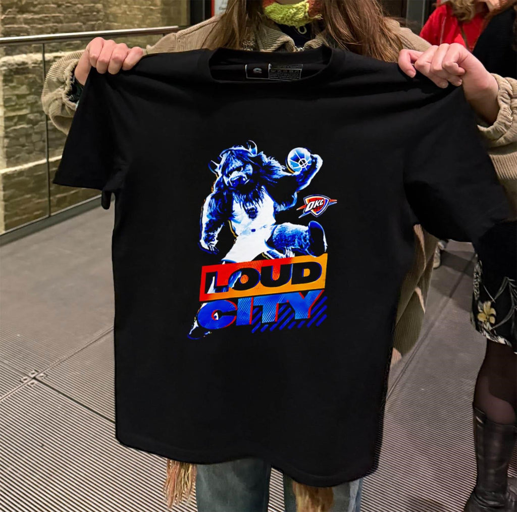 Loud City Rumble The Bison Mascot Oklahoma City Thunder shirt