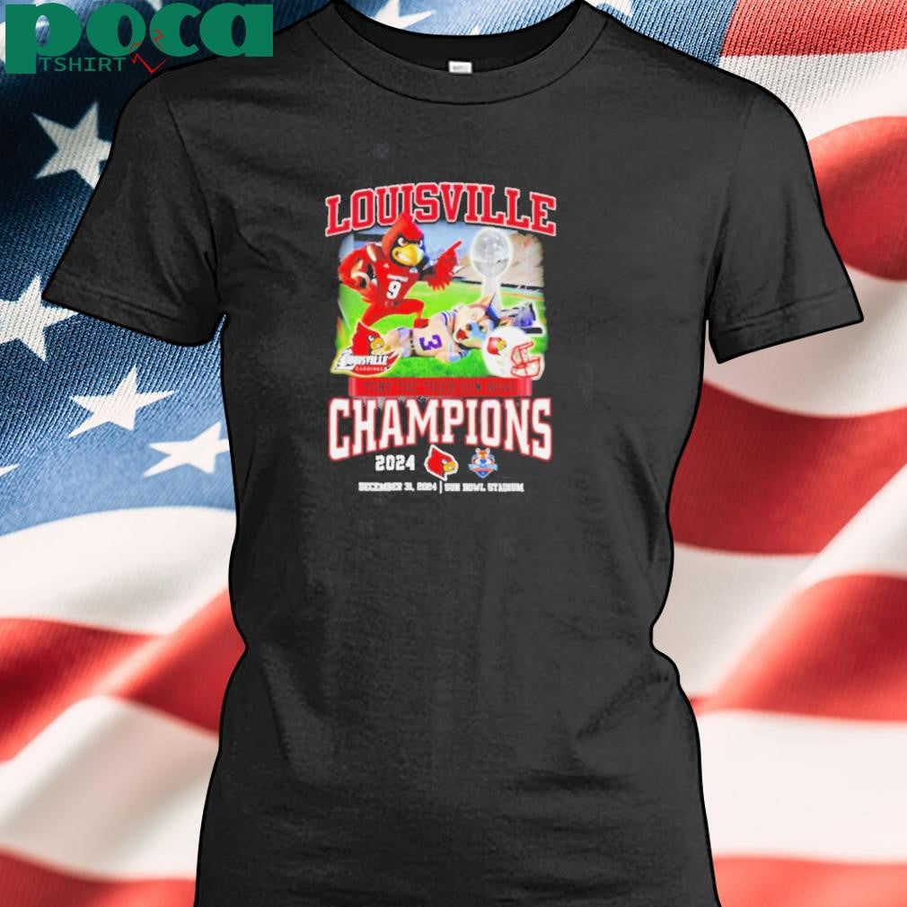 Louisville Tony The Tiger Sun Bowl Champions 2024 mascot shirt