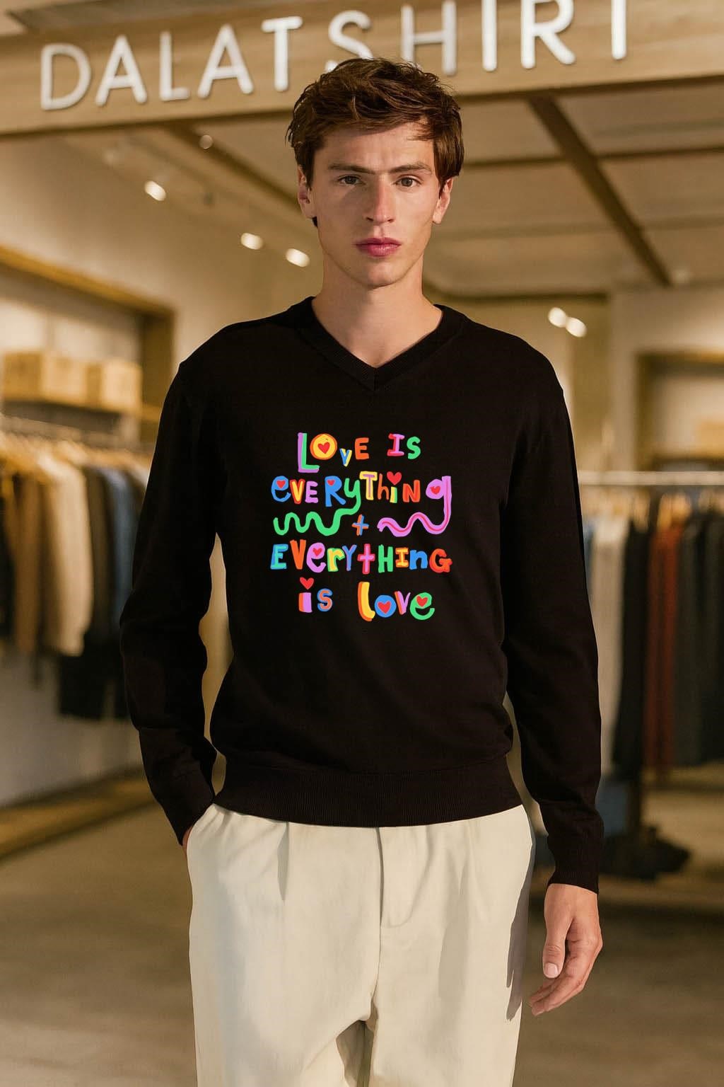 Love is Everything and Everything is Love Colorful shirt