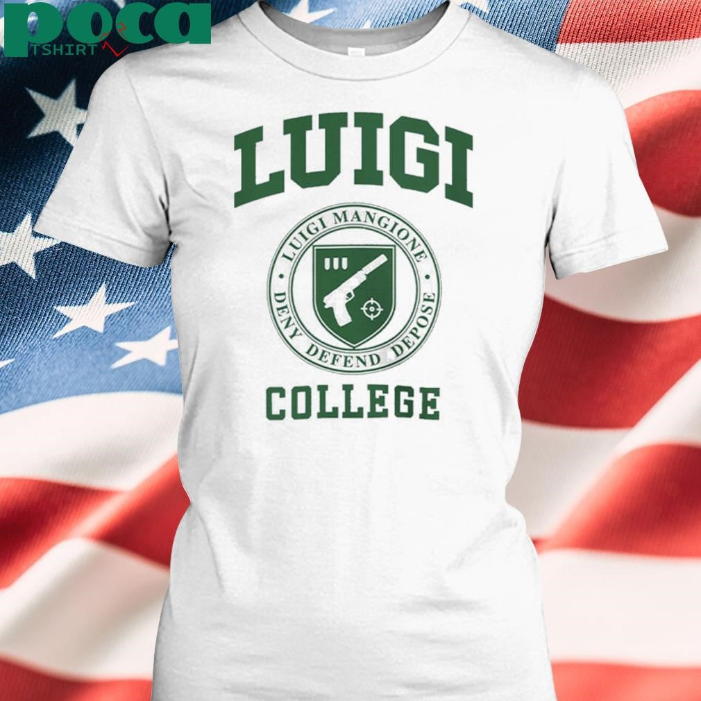 Luigi College Luigi Mangion Deny Defend Depose Shirt