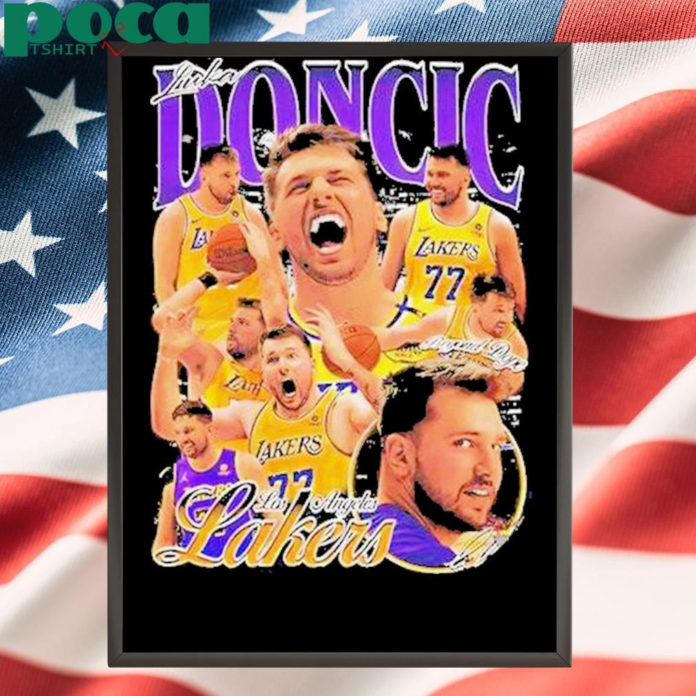Luka Doncic Los Angeles Lakers Nba Basketball Graphic Poster Shirt