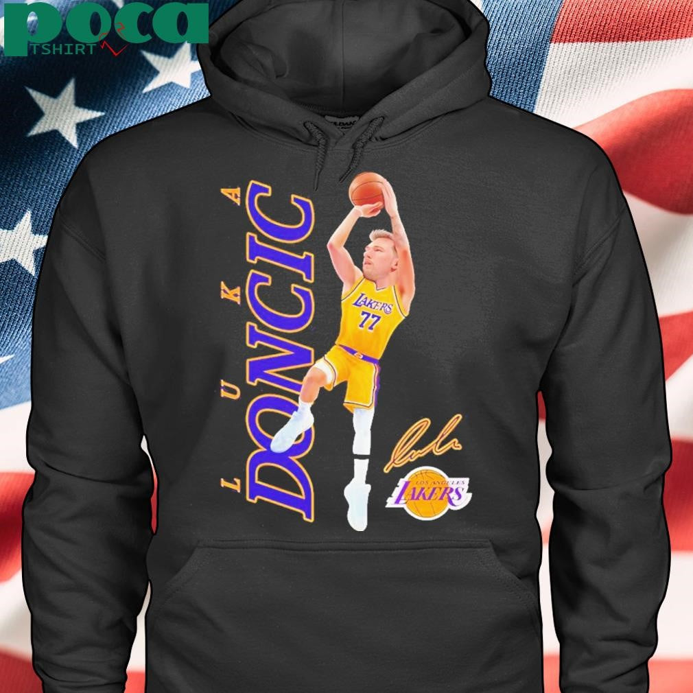 Luka Doncic Los Angeles Lakers Nba Basketball Signatures Shirt