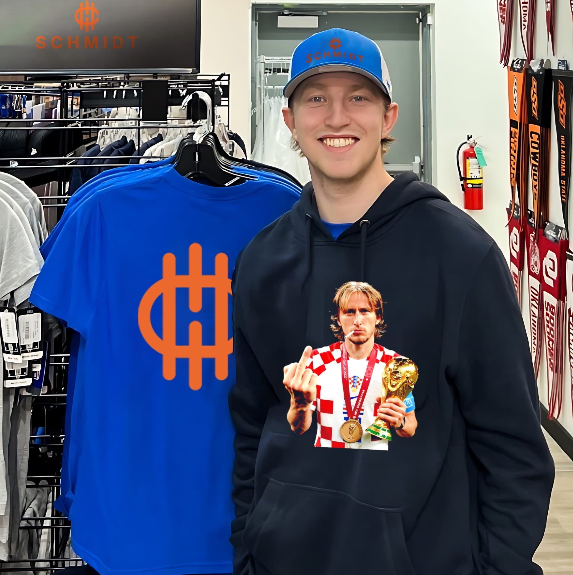 Luka Modrić Croatia World Cup Champion Soccer Legend Middle Finger shirt