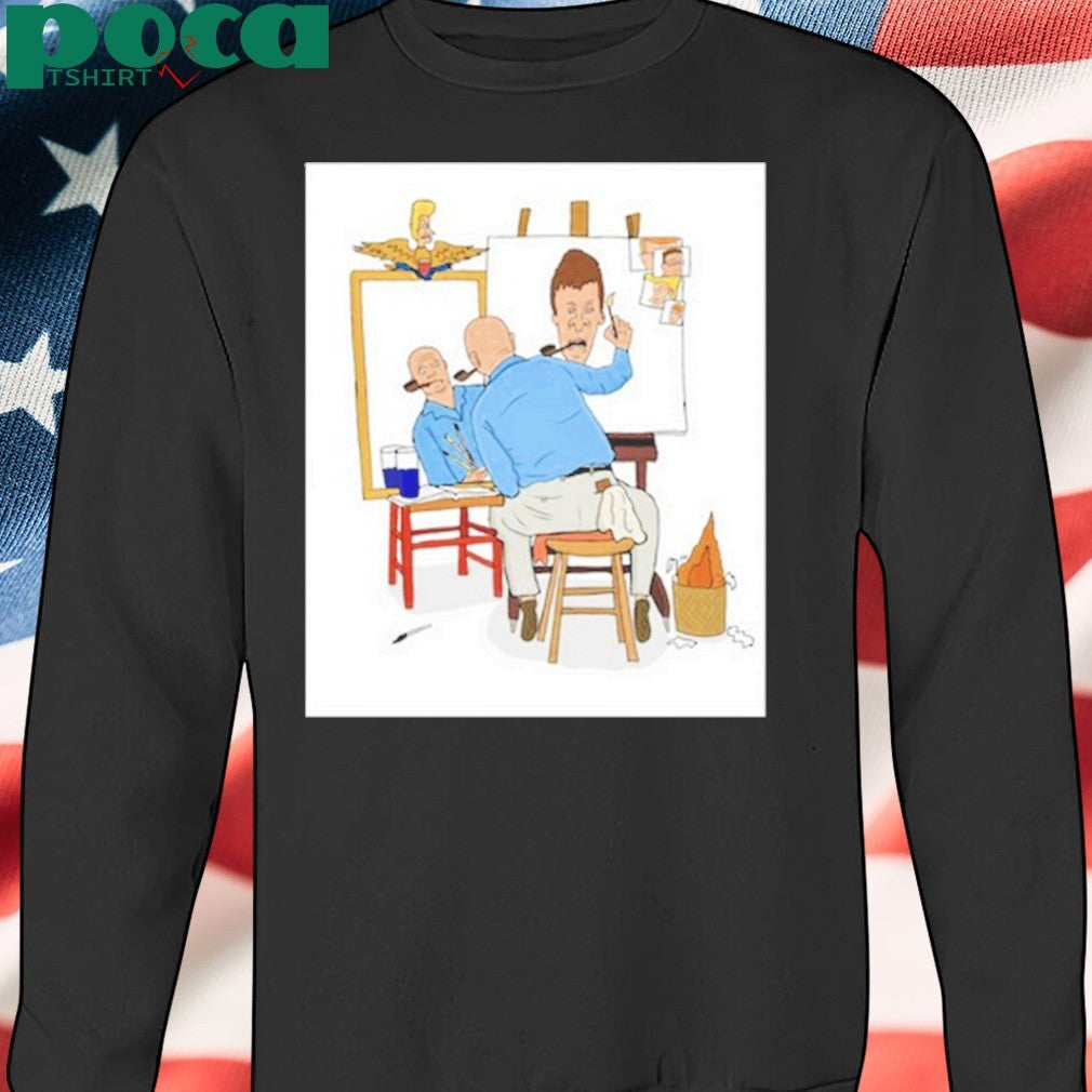 Lukas Draws Art Mike Judge Painting Butthead Shirt