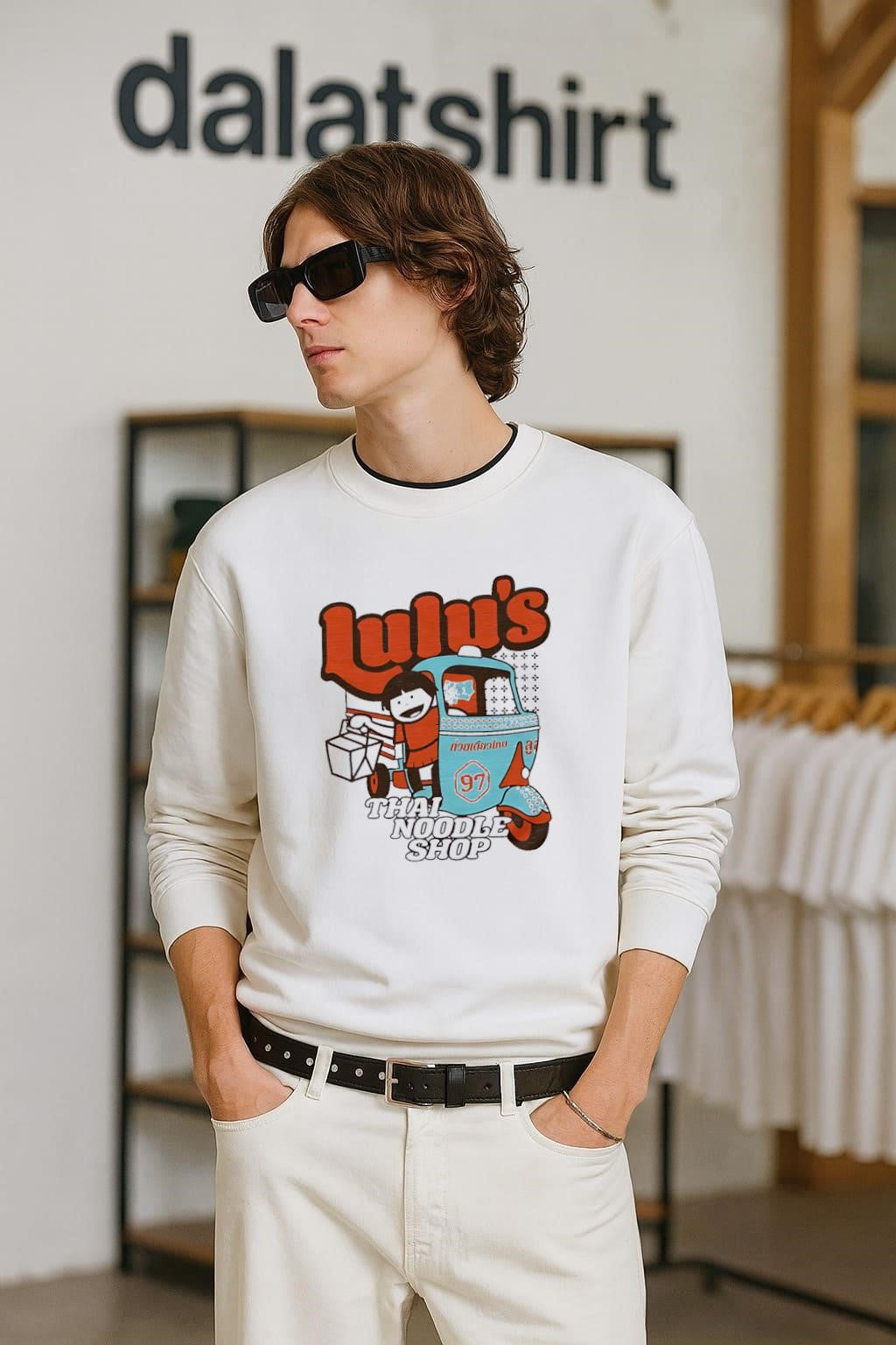 Lulu’s Thai Noodle Shop 97 Tuk Tuk Cartoon shirt