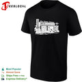 Mac Saturn Garage AM FM installation repair shirt