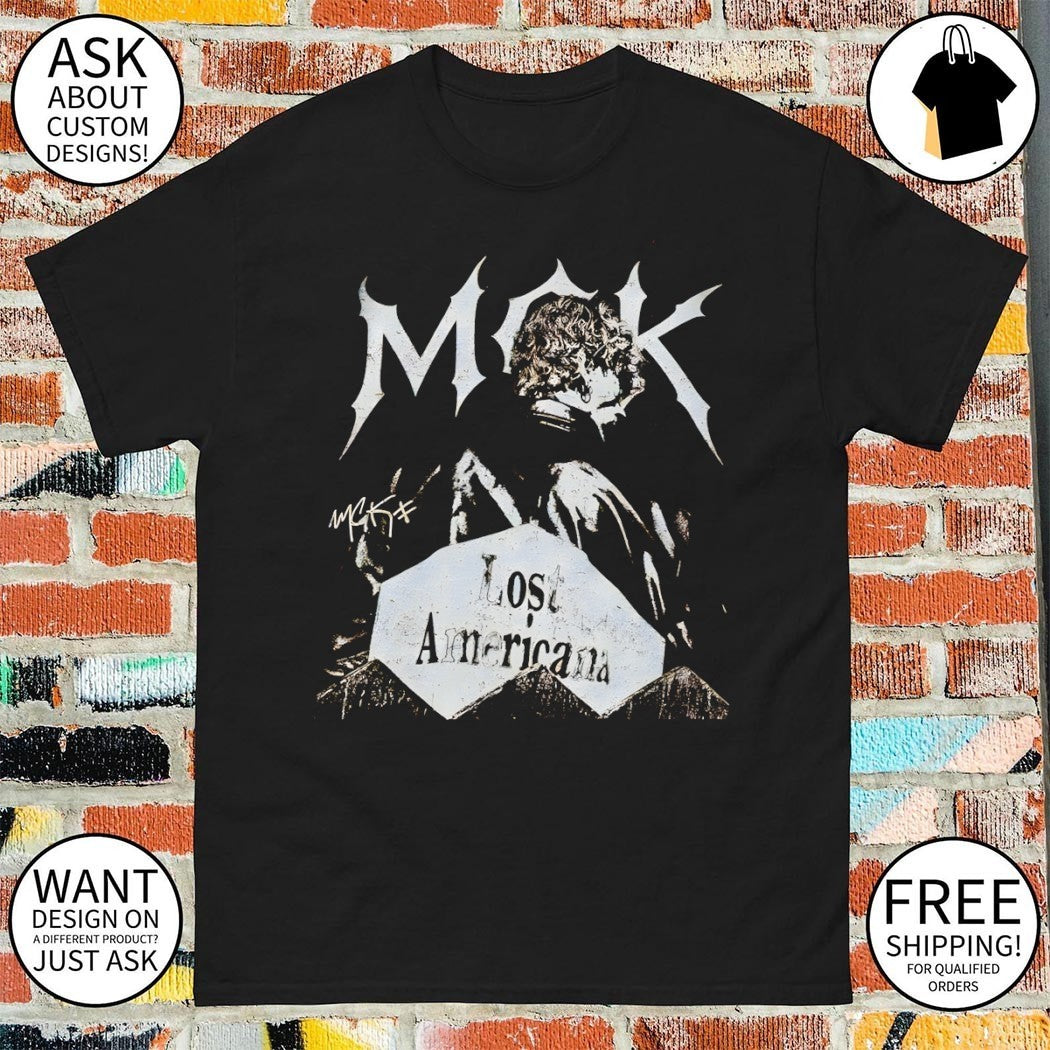 Machine Gun Kelly MGK Lost Americana Tour 2026 vintage shirt