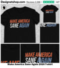 Make America Sane Again 2026 shirt