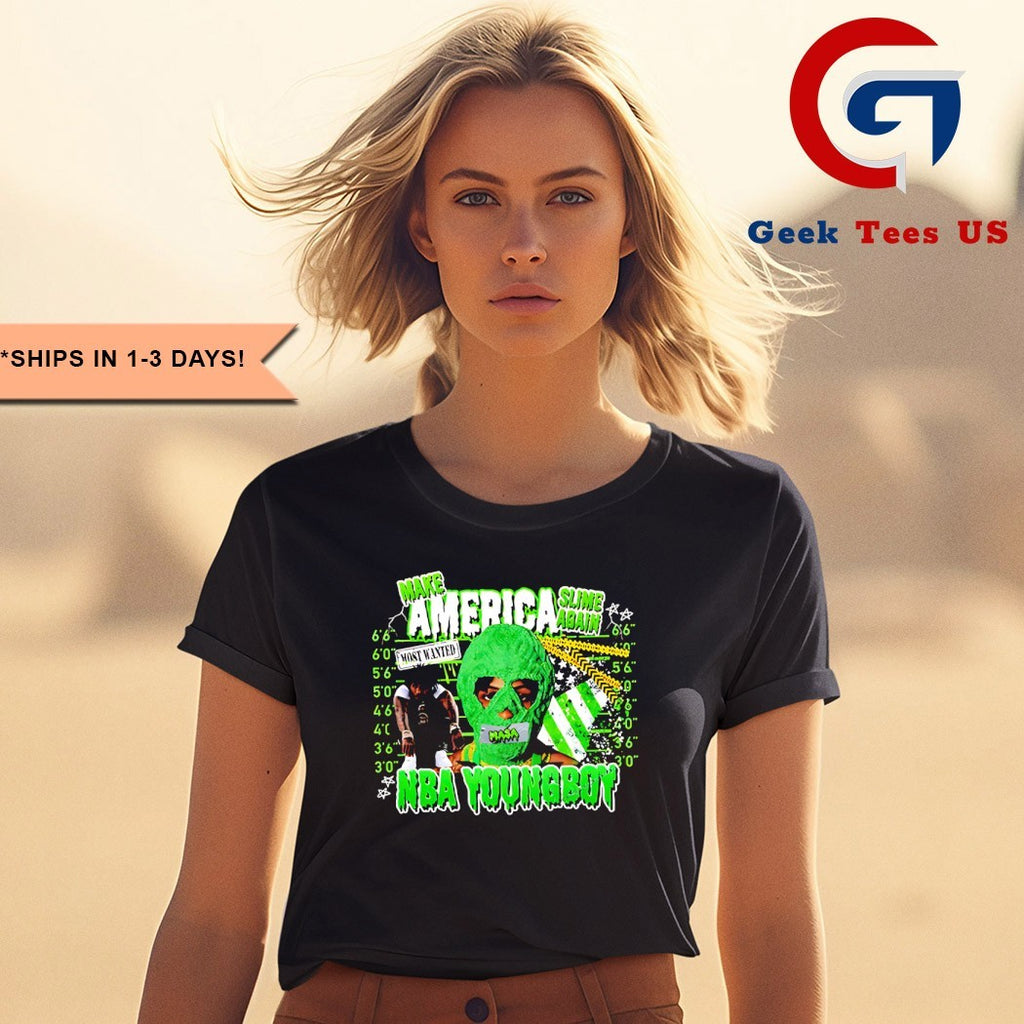 Make America Slime Again NBA Young Boy Masa Tour shirt