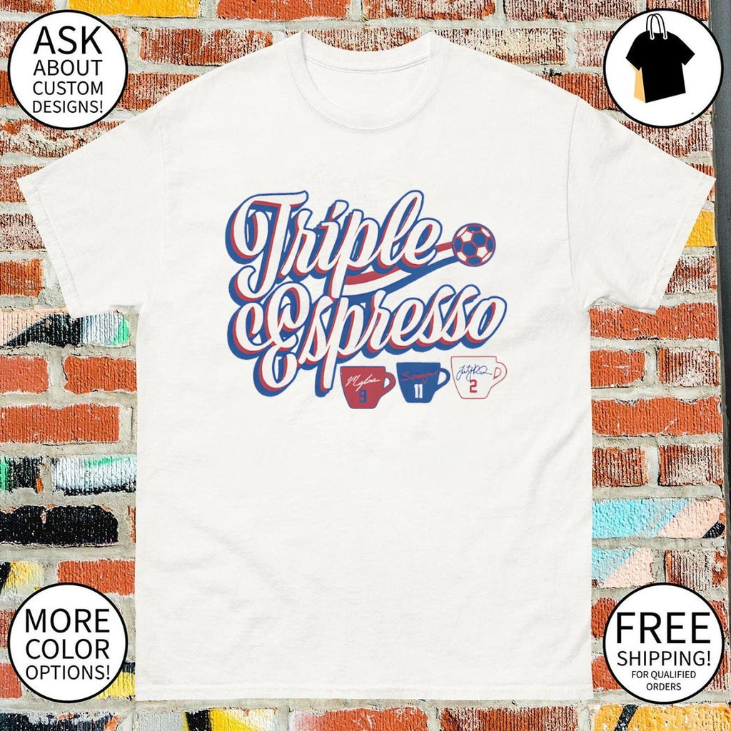 Mallory Swanson Trinity Rodman Sophia Wilson Triple Espresso signatures shirt