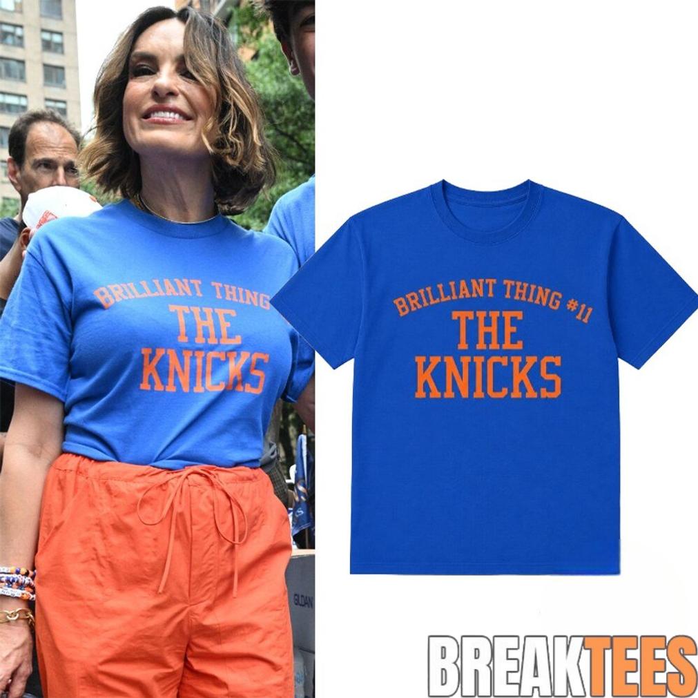 Mariska Hargitay Brilliant Thing 11 The Knicks Parade Shirt