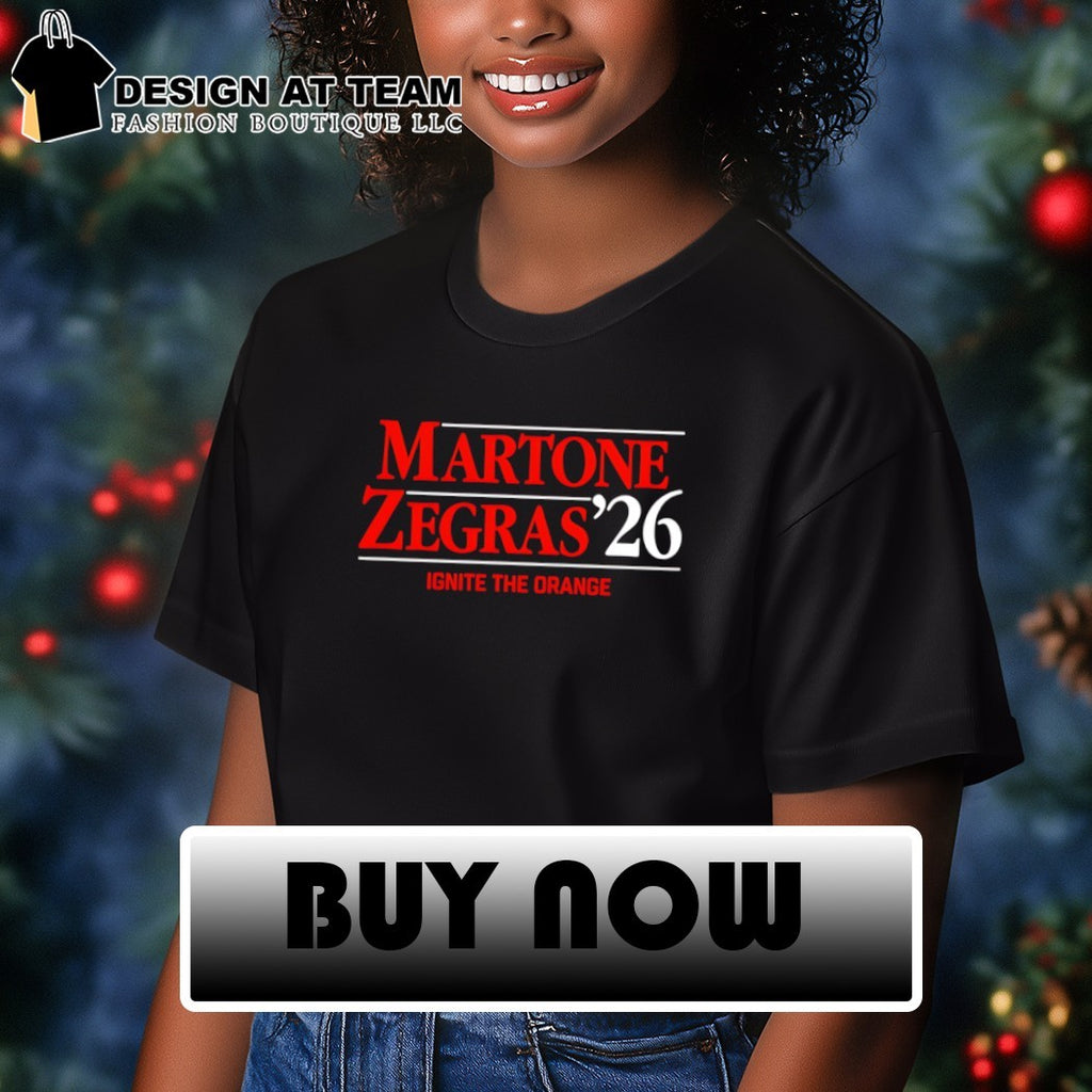 Martone Zegras ’26 Porter Martone Trevor Zegras Philadelphia Flyers Hockey Ignite The Orange shirt