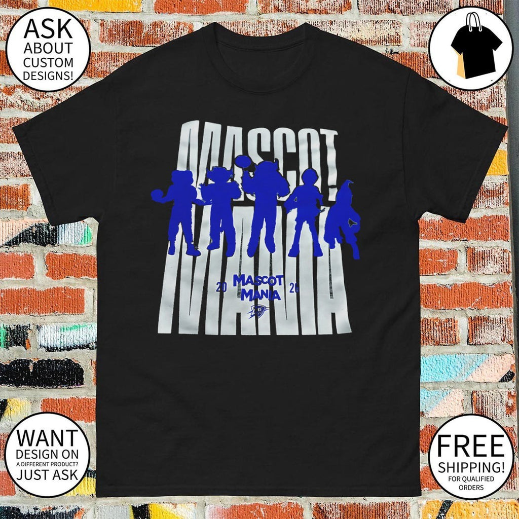 Mascot Mania 2026 Oklahoma City Thunder Basketball NBA shirt