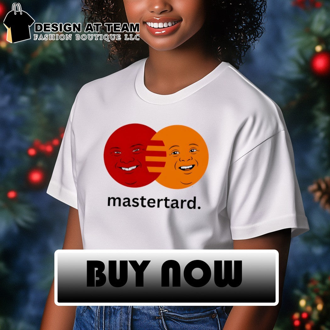 Mastertard Mastercard parody logo shirt