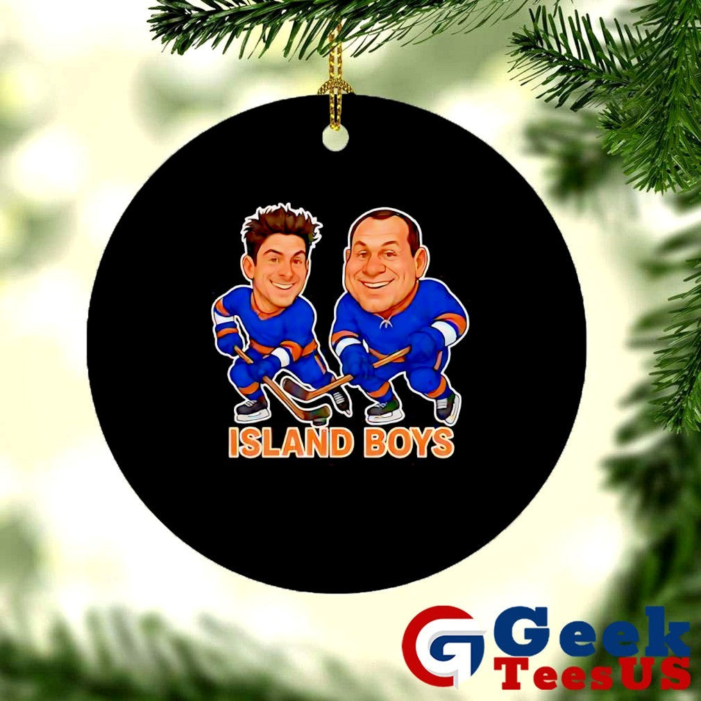 Mat Barzal and Bo Horvat Island Boys Hockey caricatures shirt
