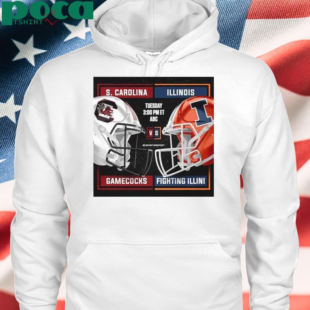 Matchup Illinois Fighting Illini Vs South Carolina Gamecocks Citrus Bowl Dec 31 2024 Shirt