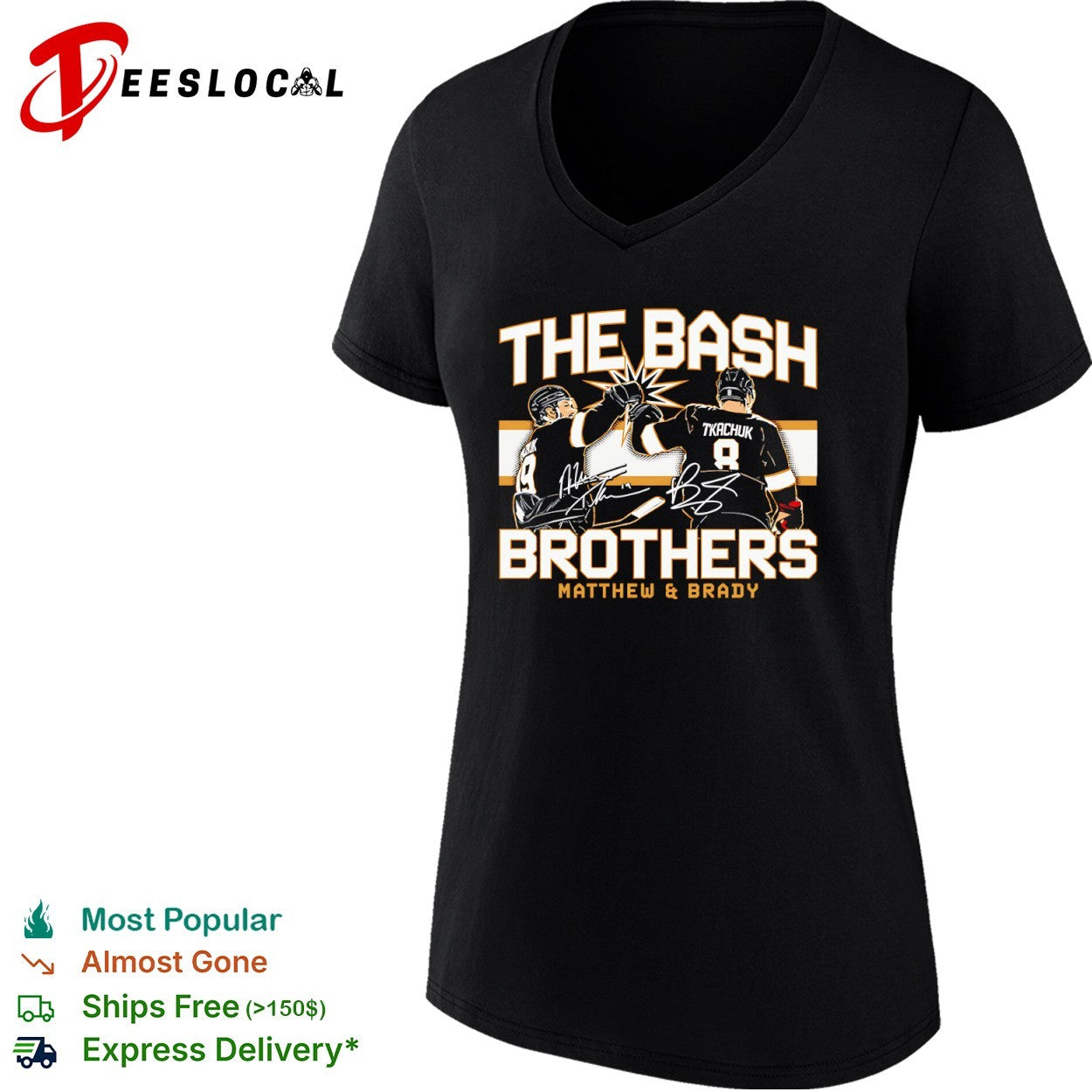 Matthew Tkachuk and Brady Tkachuk NHL The Bash Brothers Matthew and Brady signature shirt