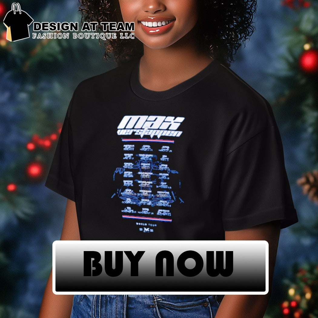 Max Verstappen 2026 World Tour MV3 shirt