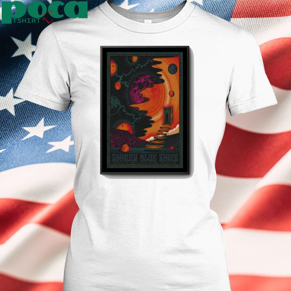 May 16, 2025 Knoxville, TN Johnny Blue Skies Poster shirt