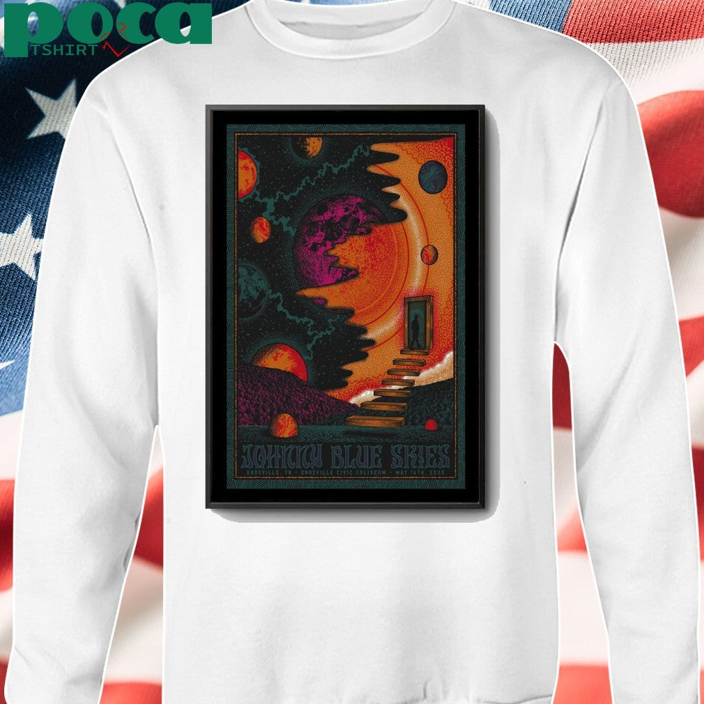 May 16, 2025 Knoxville, TN Johnny Blue Skies Poster shirt