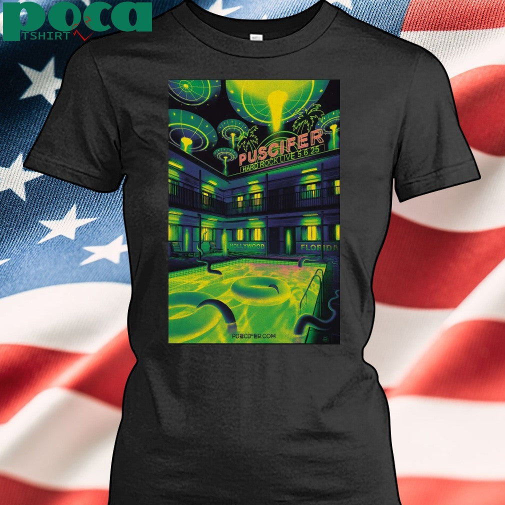 May 6 2025 Hard Rock Live Hollywood FL Puscifer Poster Shirt