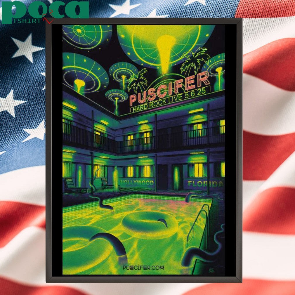 May 6 2025 Hard Rock Live Hollywood FL Puscifer Poster Shirt